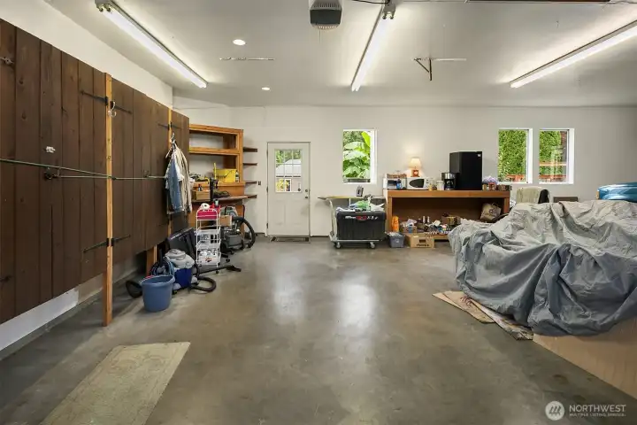 Garage...finished & heated
