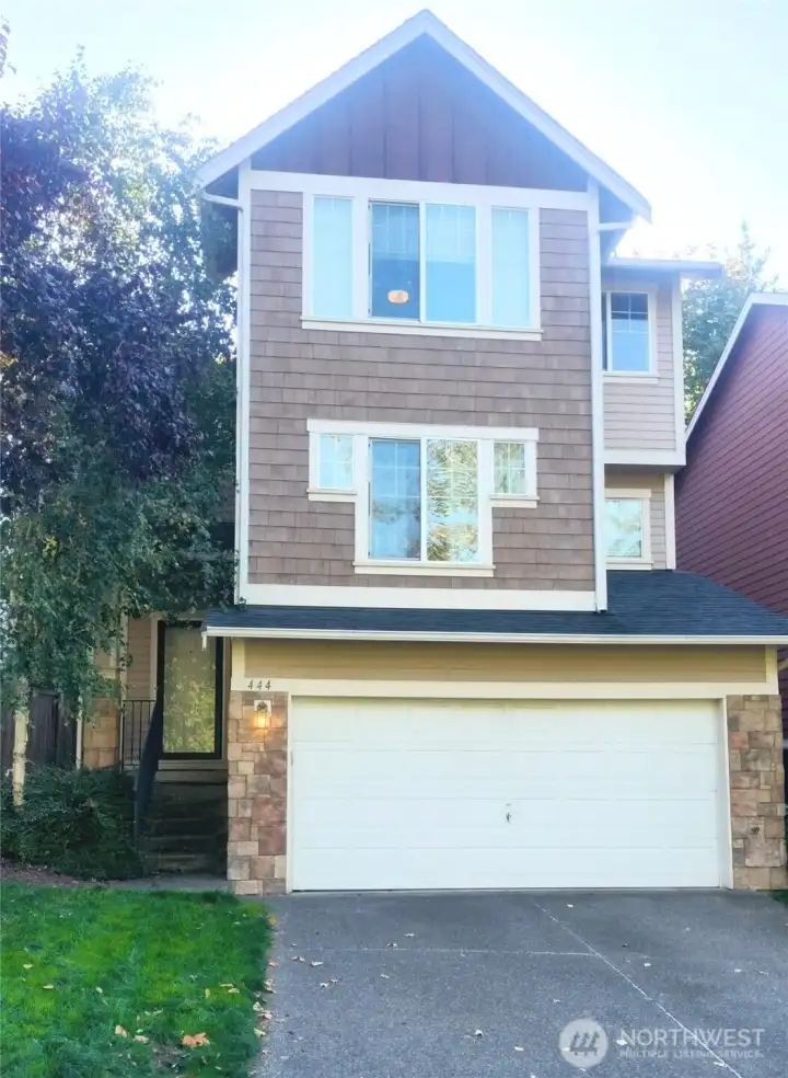 This three story home is spacious and has a rear patio.  There is an AC unit and gas forced air heat system with an isolated wall heater in the ground floor rec room/4th bedroom.  More pics to come.