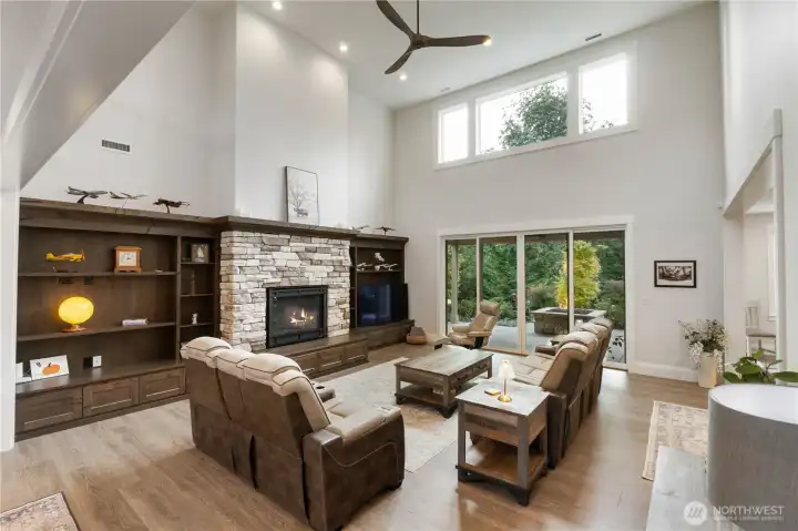 ~Soaring ceilings, and expansive windows that fill every space with natural light~
