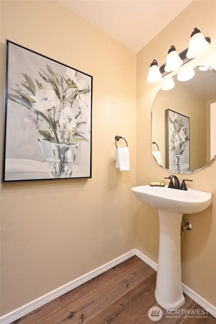 Main floor powder bathroom.