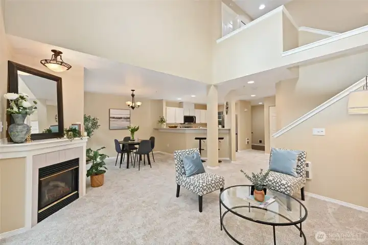 Natural light floods this warm, comfortable, and inviting home!