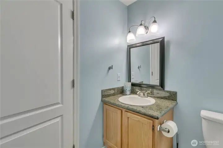 Main floor powder room.