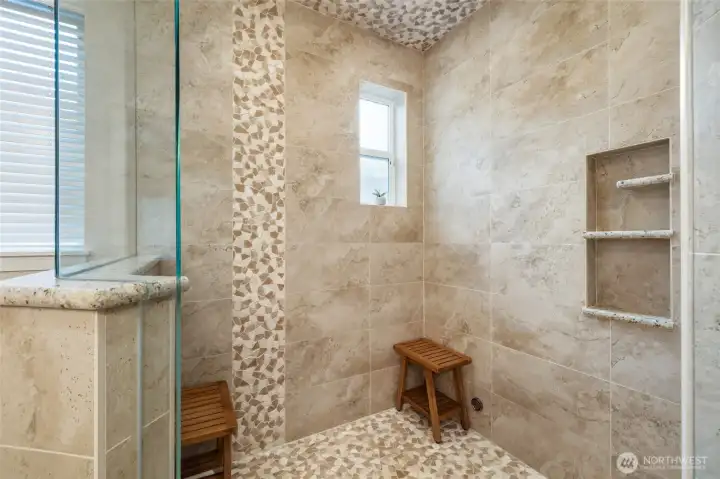 Spa-like steam shower