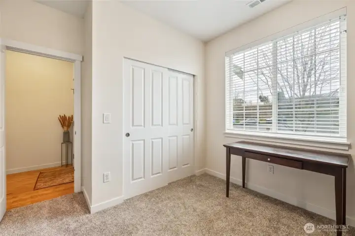 Second bedroom currently used as an office.