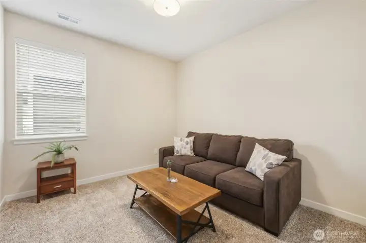 Third bedroom used as a den.