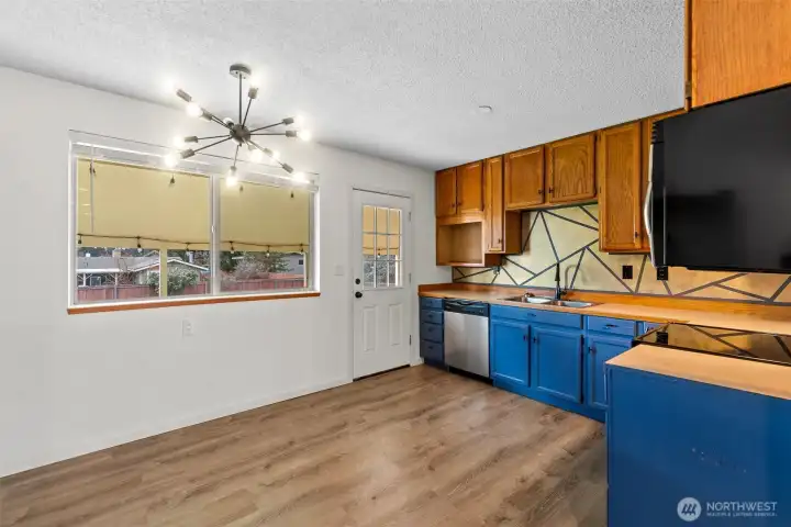 Kitchen with dinning space