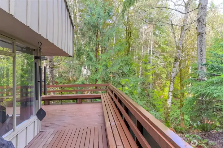 Wrap around deck