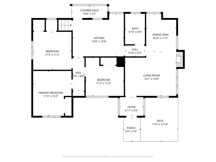 Main Level Floor Plan