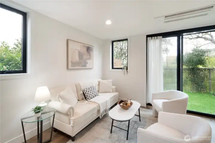 Lots of windows and abundance of natural light