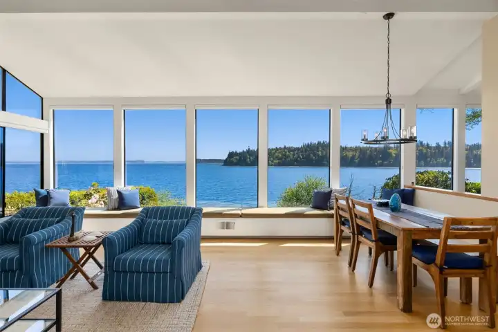 Open floor plan with views for days!