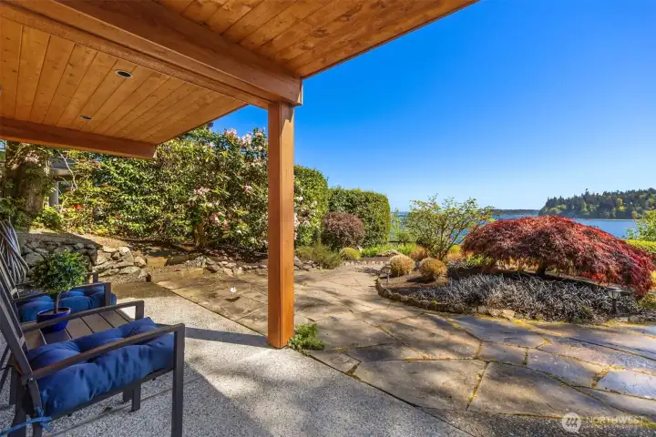 Take in the breathtaking views from your covered patio.