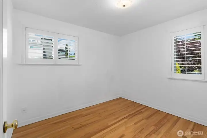 One of four bedrooms