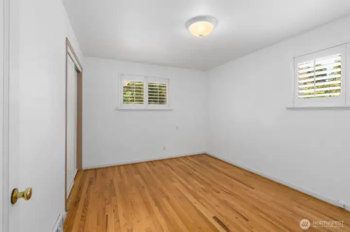 Two of four bedrooms