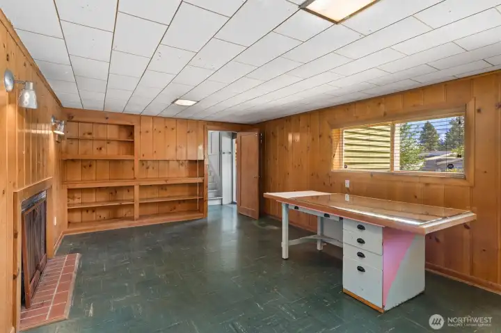 Family room downstairs