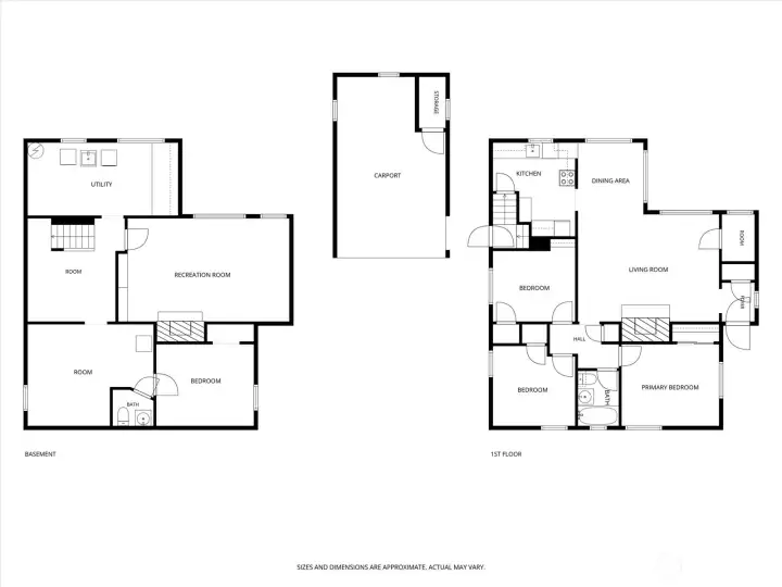 Floor plan both floors