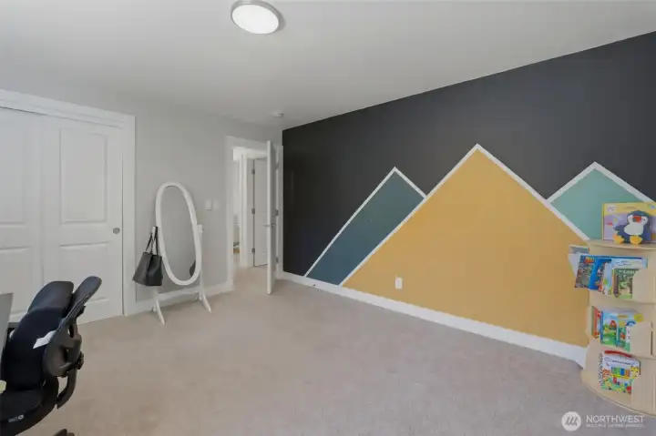 Spacious bedroom #3 located upstairs.