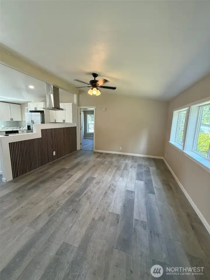 Living room leading to Master bedroom