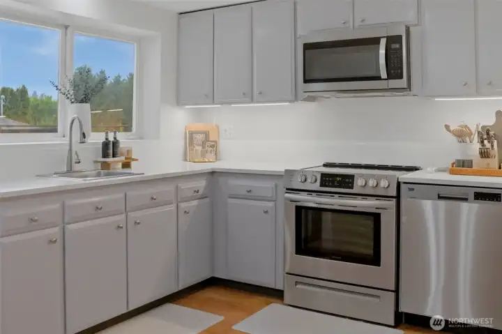Stainless appliances
