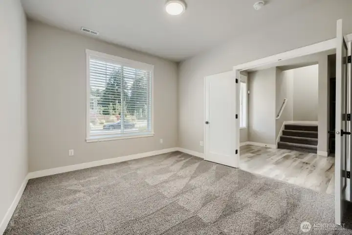 Downstairs flex space can be used as an office, den, or 6th bedroom. Downstairs flex space can be used as an office, den, or 6th bedroom.