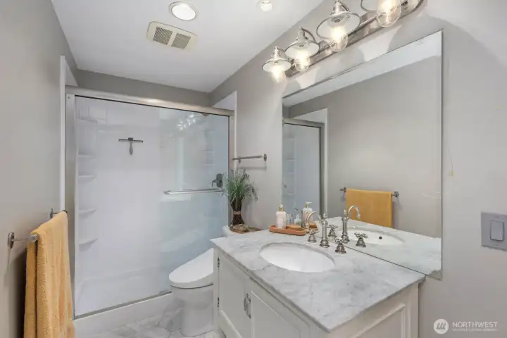 Bathroom off bedroom 1