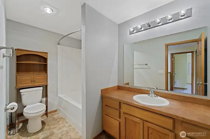 Shared hallway bathroom Shared hallway bathroom