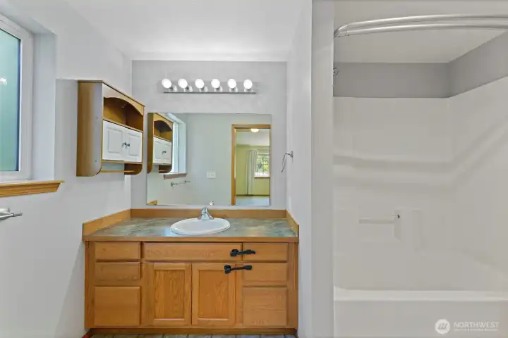Primary bathroom Primary bathroom