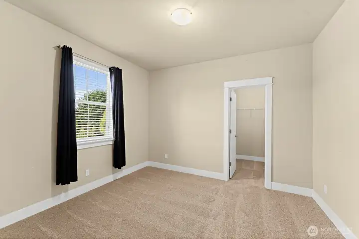 Bedroom 3 with walk in closet Bedroom 3 with walk in closet