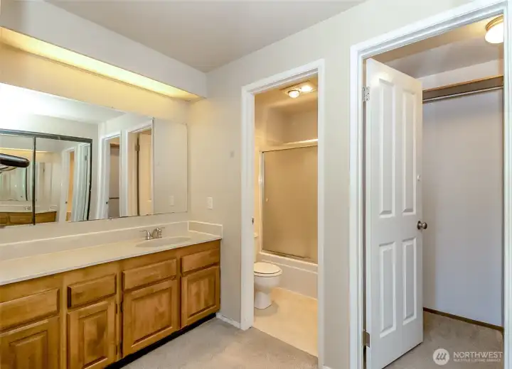 Primary bathroom Primary bathroom