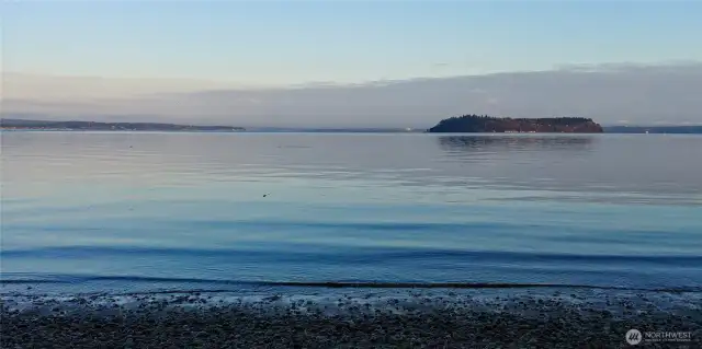 Hat island from beach