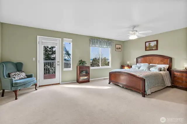 Primary Bedroom With Water View!!
