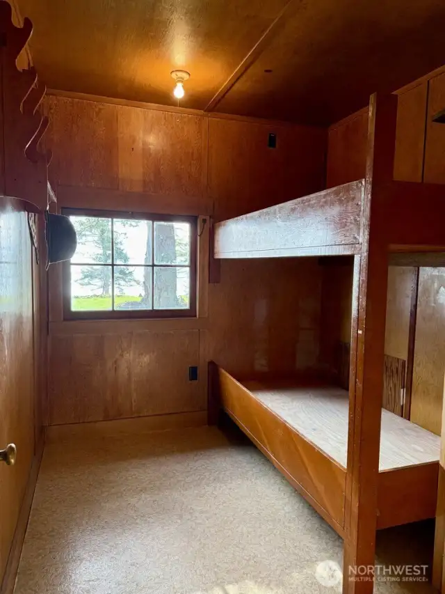 Second bedroom bunk room.