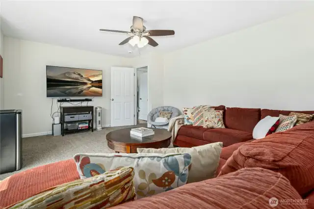 Upper level bonus room.