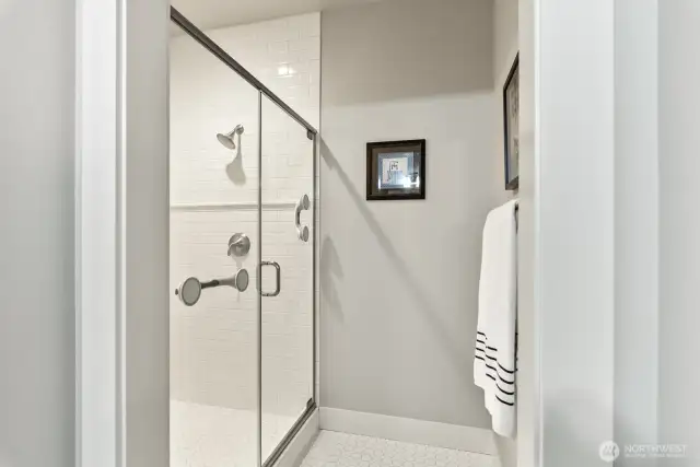 Large walk in shower