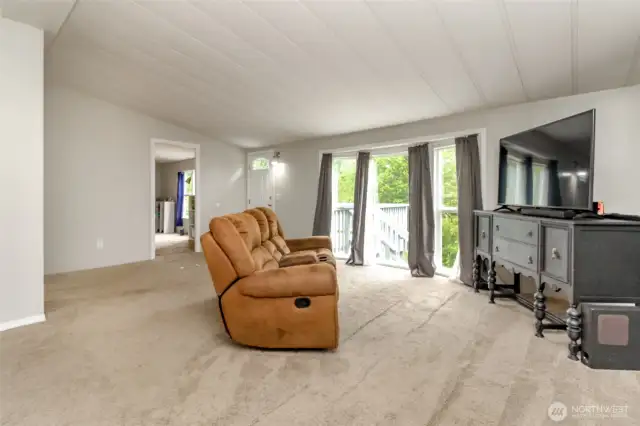 Large windows funnel in tons of natural light