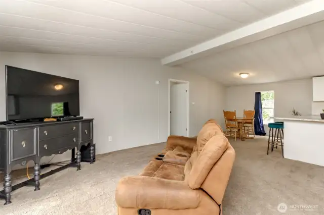 Enjoy a spacious living area
