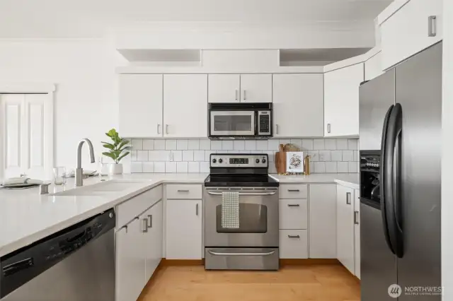 Remodeled kitchen
