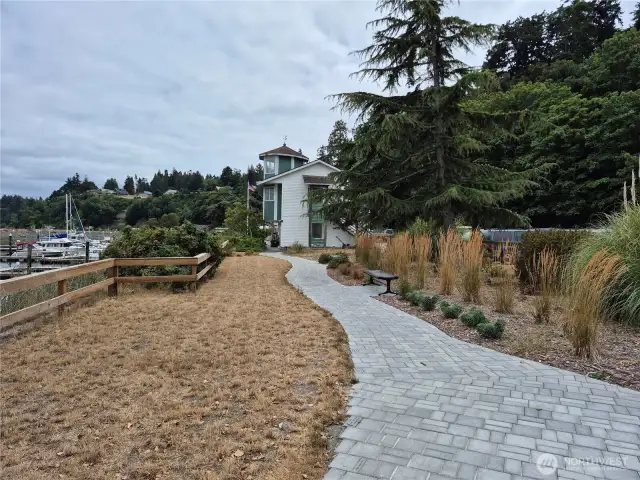 Walkway with the Community office in the Distance