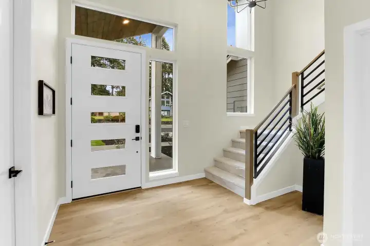 Upstairs, the possibilities expand....