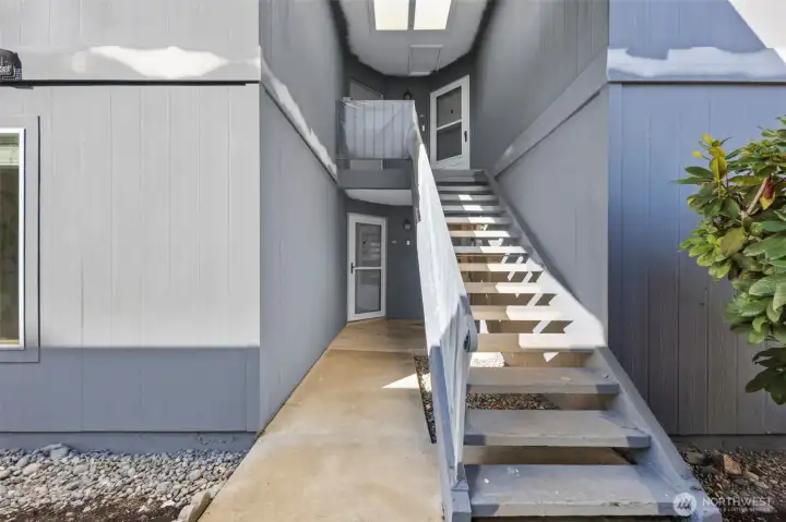 Main floor unit for eas of living.