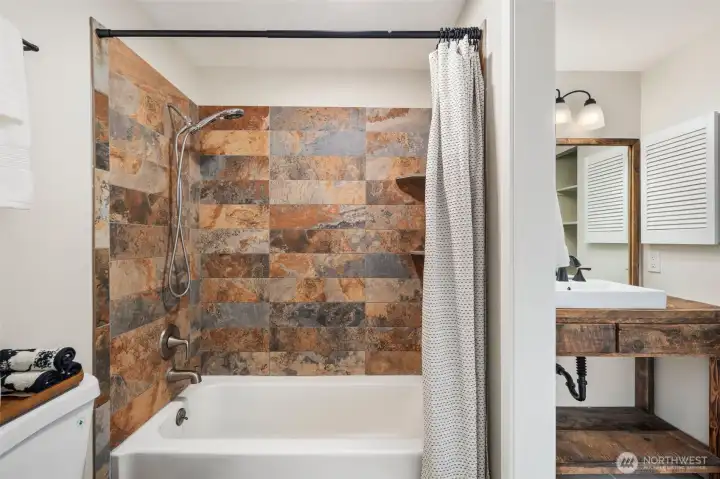 Full Bathroom off primary with extra