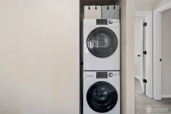 Easy main floor living with new built in washer and dryer unit