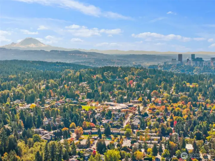 Walking and biking distance to Lake Washington and downtown Kirkland