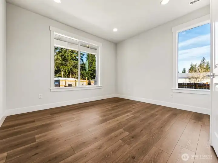 Main floor bedroom/den