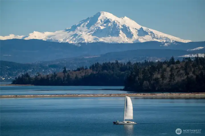 This is just what you will see (zoomed in) while you are here! Although, there are televisions in the home...there is no better view than the everchanging salt water!