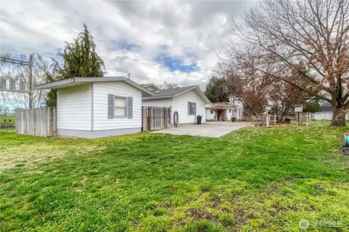 View from the back of the House