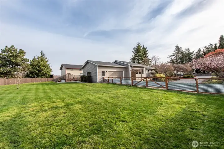 Fully Fenced Backyard
