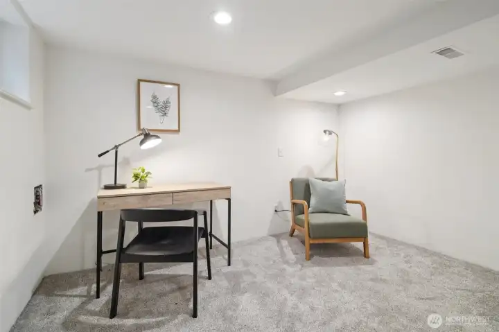 basement bedroom