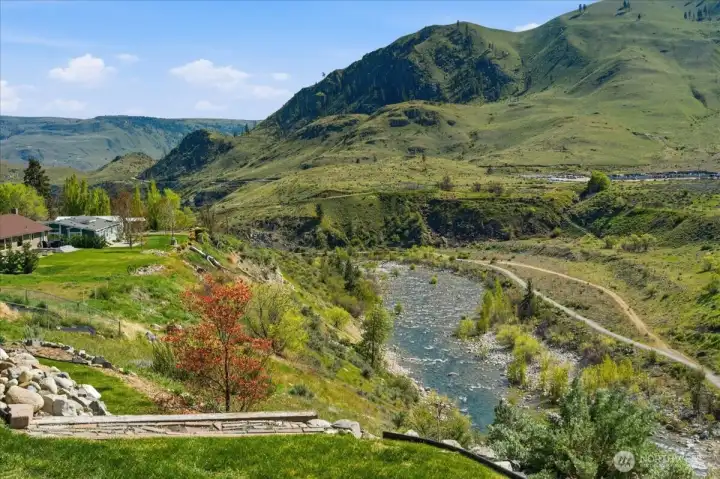 View of the River and Butte