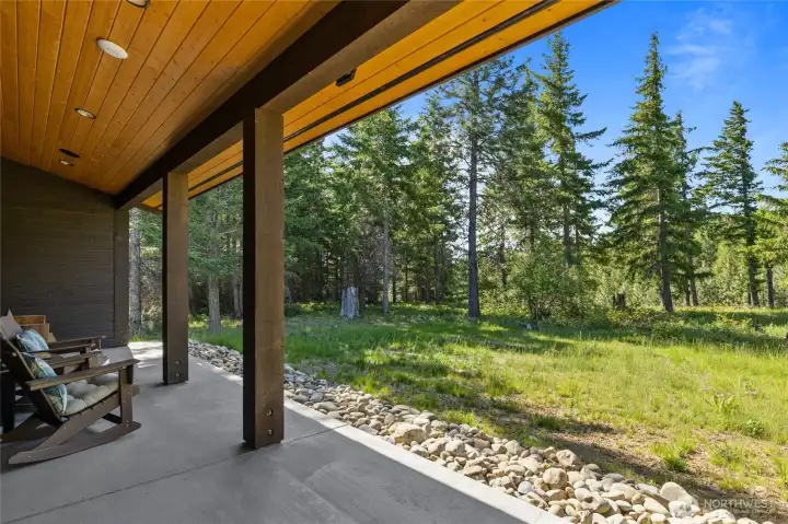 Covered outdoor patio