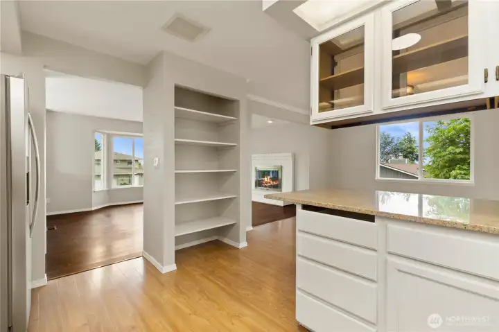 Looking from Kitchen out towards Living Room